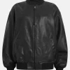 Belle Oversized Leather Jacket