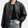 Women Oversized Leather Jacket