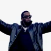 Diddy Combs leather jacket