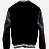 H&M x Wednesday Addams Girls Embroidered Varsity Jacket