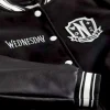 H&M x Wednesday Addams Girls Varsity Jacket