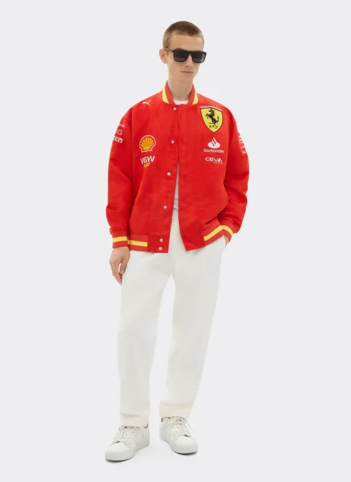 Scuderia Ferrari Puma Varsity Bomber Jacket