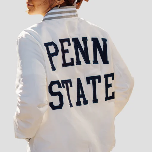 Penn State White Out Bomber Jacket