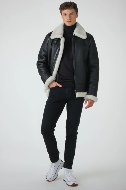 Mens Winter Aviator Jacket