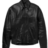Cocoon Kick Oversized Leather Jacket