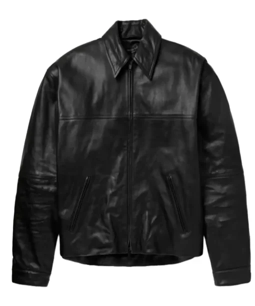 Cocoon Kick Oversized Leather Jacket