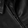 Cocoon Kick Oversized Logo-Debossed Leather Jacket