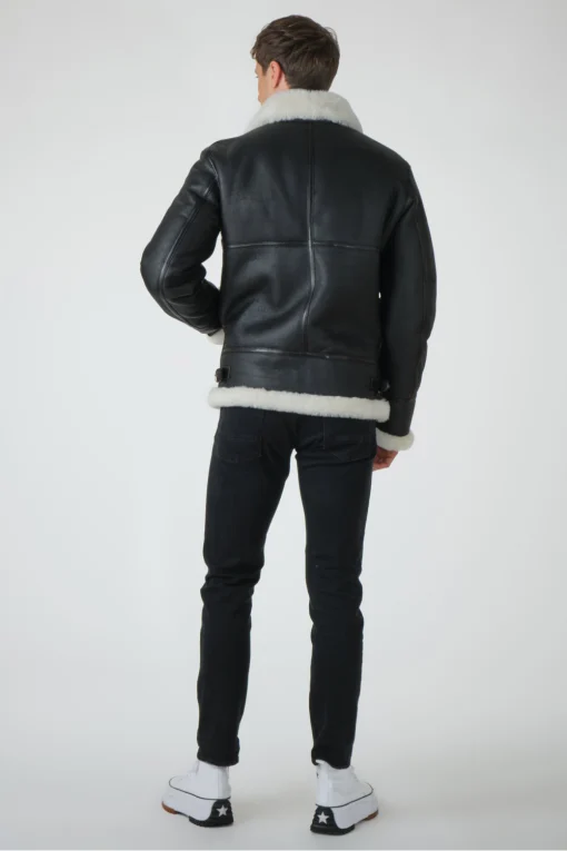 MENS AVIATOR JACKET BLACK