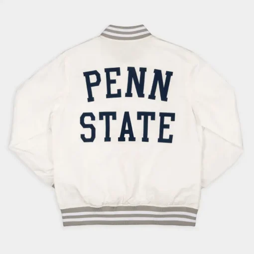 Penn State White Out Bomber Jacket