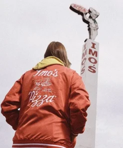 imos pizza anniversary bomber jacket