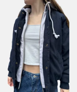 Brandy Melville Drew Jacket Blue