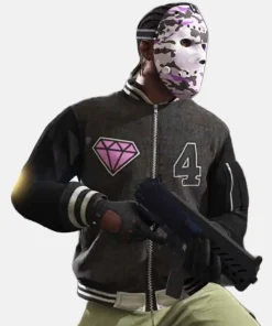 GTA 6 Panther Letterman Jacket