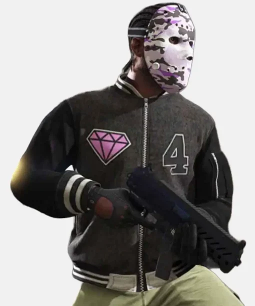GTA 6 Panther Letterman Jacket