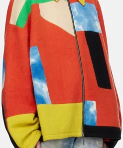 Travis Kelce Multi Colour Patchwork Jacket