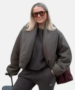 Shop Molly Mae Leather Puffer Jacket