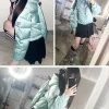 Hatsune Miku Bows and Twintails Blue Green Down Puffer Jacket