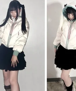 Hatsune Miku Bows Twintails White Jacket