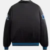 Kith x NFL Panthers Black Satin Bomber Jacket