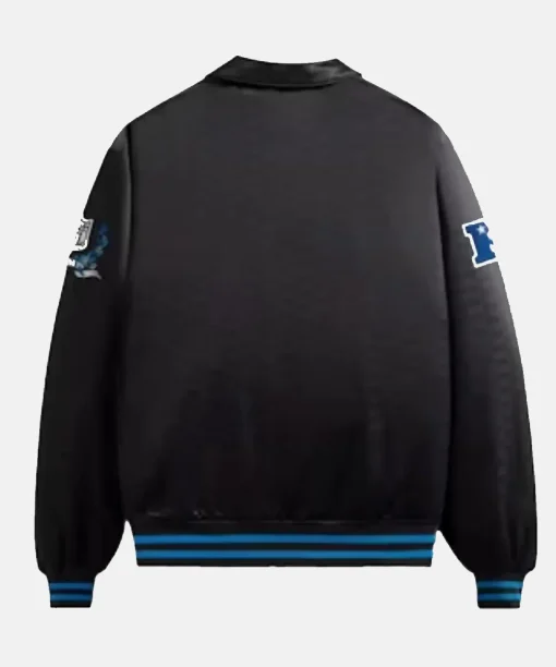 Kith x NFL Panthers Black Satin Bomber Jacket