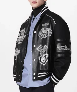 Louis Vuitton 1AATMF Blouson Varsity Jacket