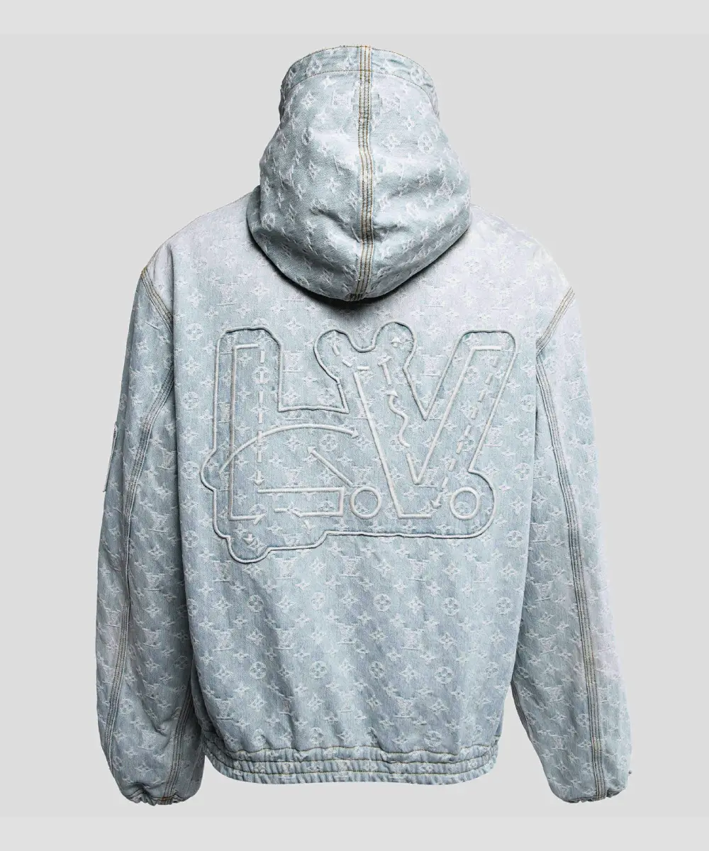 Louis Vuitton NBA Denim Hooded Jacket