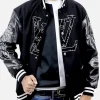 Louis Vuitton x NBA Leather Basketball Varsity Bomber Jacket