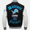 MEN'S NFL DETROIT LIONS OLD ENGLISH  VARSITY JACKET