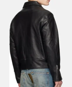 Mens Television Leather Motorcycle Jacket