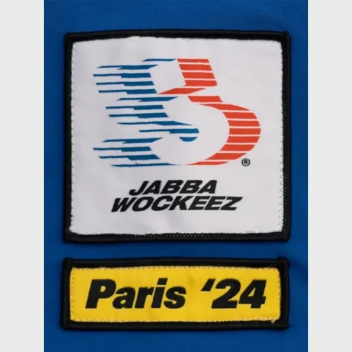 Paris 2024 Summer Games Jabbawockeez Half Zip Blue Jacket