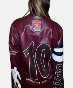 Arsenal Dennis Bergkamp Daughter Yasmin Gunners Emirates Stadium Jacket
