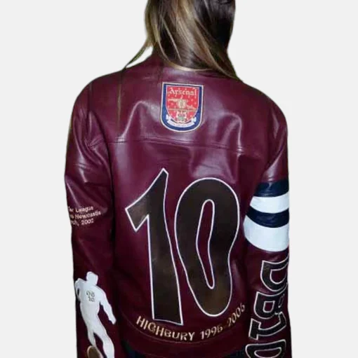 Arsenal Dennis Bergkamp Daughter Yasmin Gunners Emirates Stadium Jacket