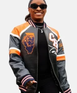 Simone Biles Chicago Bears Jacket