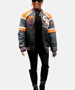 Shop Simone Biles Chicago Bears Jonathan Owens Jacket