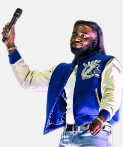 Shaboozey Detroit Lions Varsity Jacket