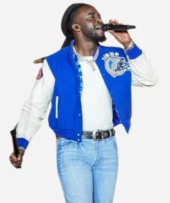 Shaboozey Detroit Lions Varsity Jacket