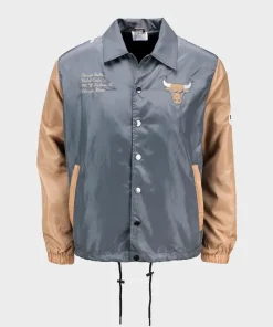 Shop 2024-25 Chicago Bulls City Edition Wild Collective Coaches Jacket