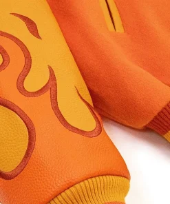 Vandy The Pink x Pokémon Charizard Orange Varsity Jacket