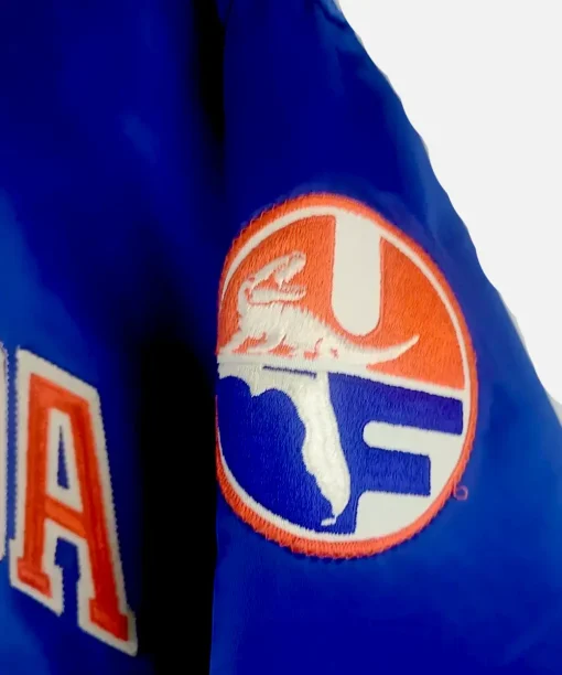 Vintage 80s Florida Gators Starter Satin Bomber Jacket