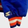 Vintage 80s Florida Gators Starter Satin Bomber Jacket Blue