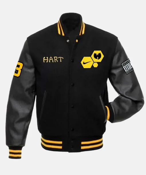Wu-Tang Hart Black Letterman Jacket