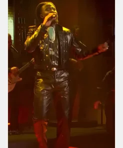 2024 SNL Live performance song A Bar Shaboozey Black Leather Jacket