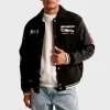 Abercrombie Formula 1 Team McLaren Varsity Bomber Jacket (Black)