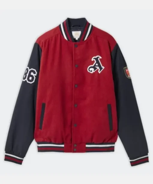 Arsenal Retro Crest Varsity Jacket