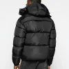 Black Puffer jacket with Hood