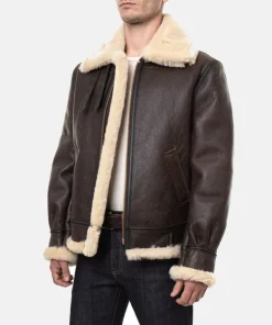 Brown Aviaor Leather Jacket