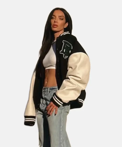 Claudia Salinas Beverly Hills x Revolve Varsity Bomber Jacket