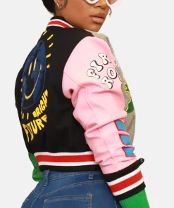 Honor Roll Multicolor Cropped Jacket