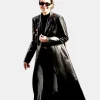 Kendall Jenner Leather Trench Coat