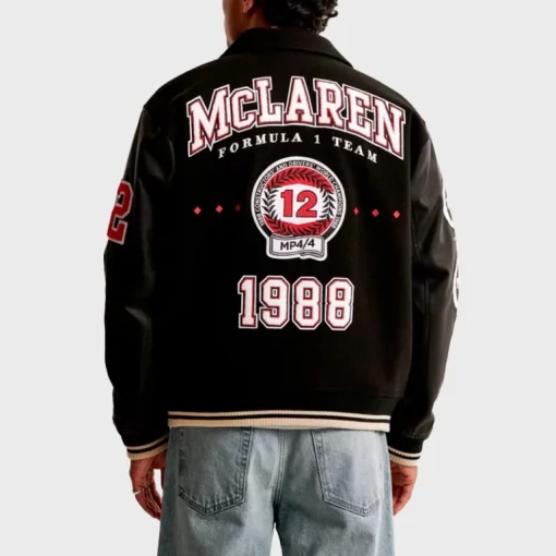 Mens Abercrombie McLaren Varsity Jacket