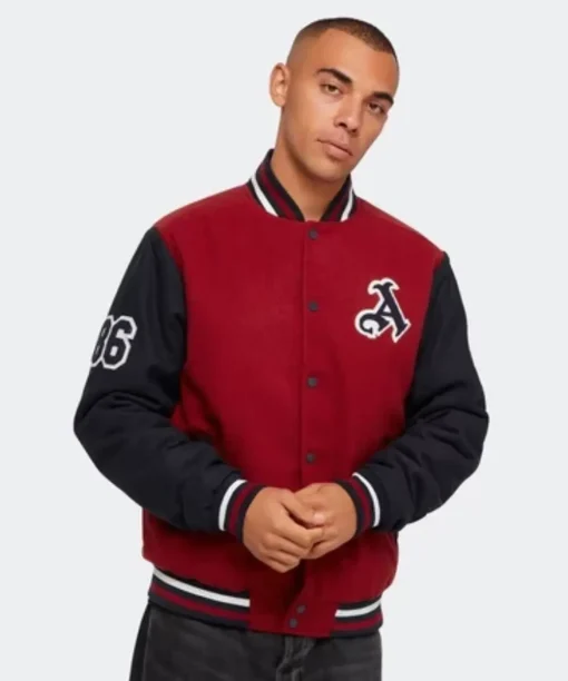 Mens Arsenal Retro Crest Varsity Jacket